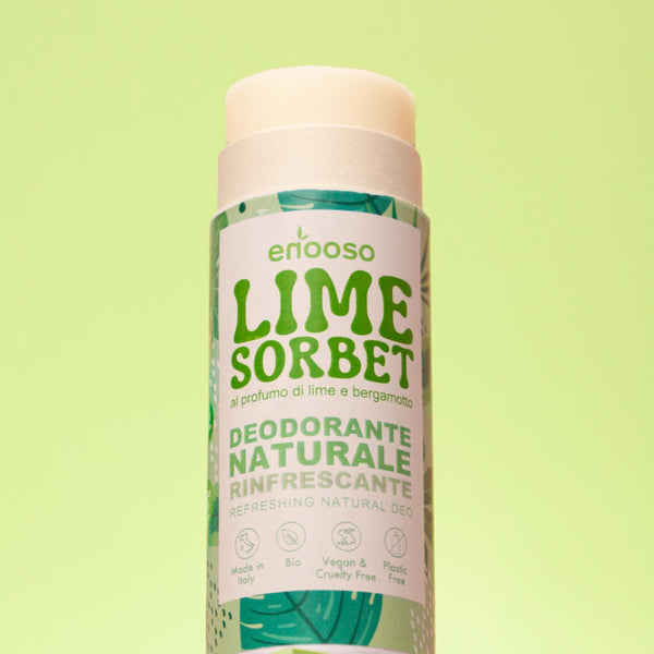 Deodorante Solido Rinfrescante - Lime Sorbet (Enooso)