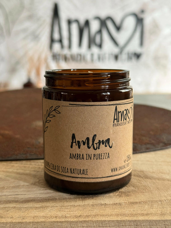 CANDELE CERA  DI SOIA 150gr (Amami)