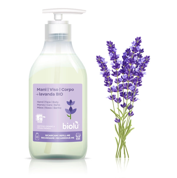 Mani Viso Corpo Lavanda Biolu' 250ml