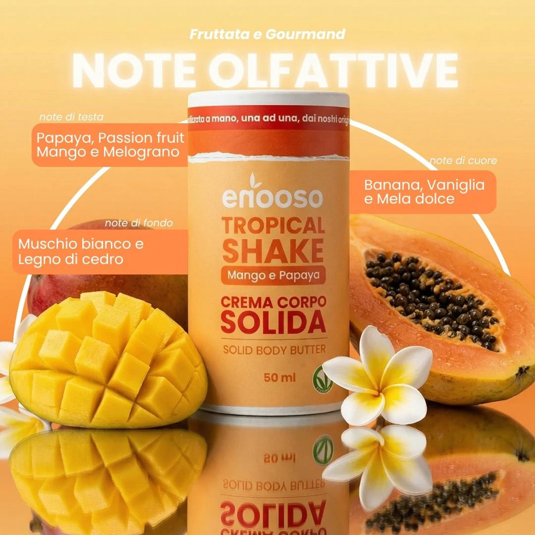 CREMA CORPO PROFUMATA SOLIDA -Tropical Shake (Enooso)