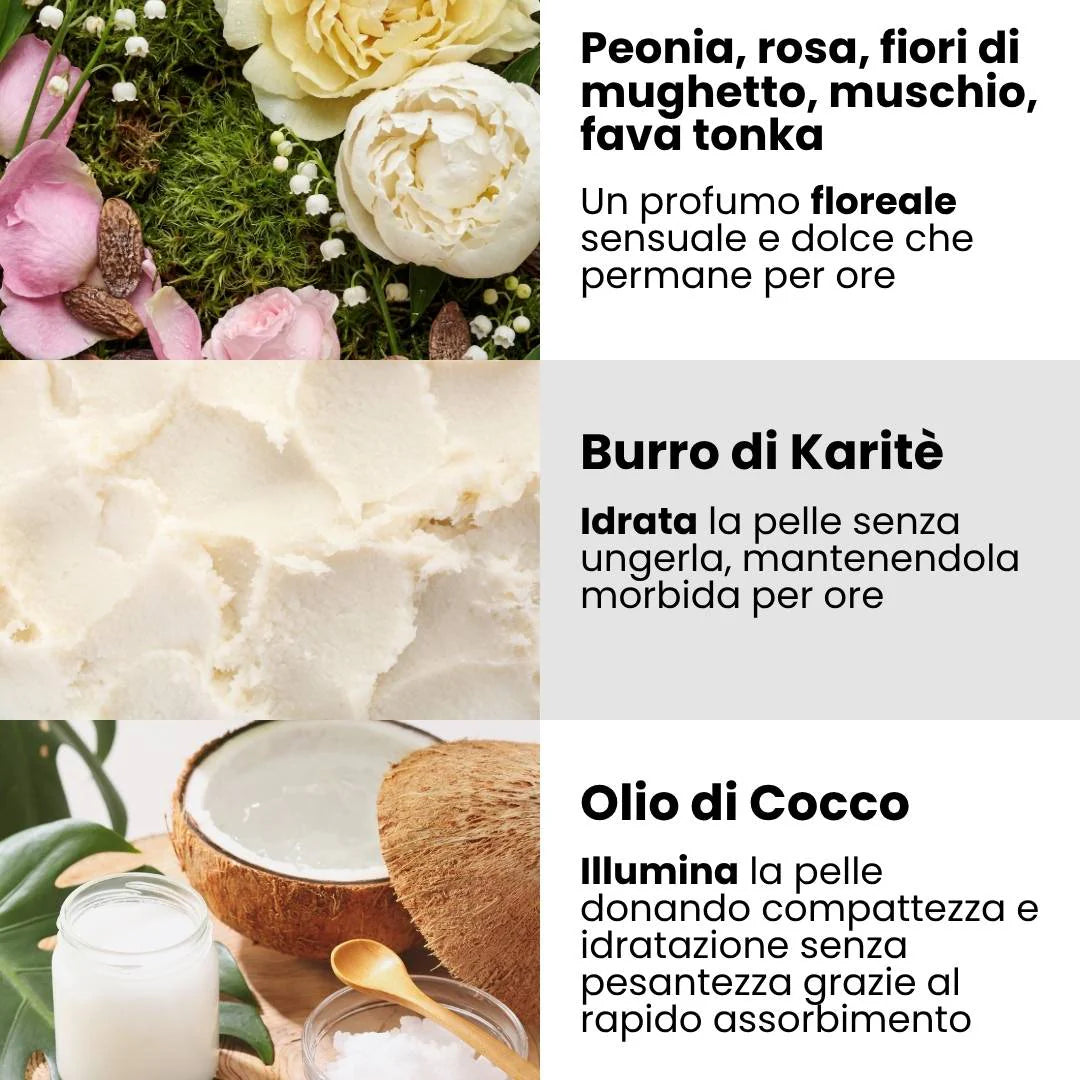 CREMA CORPO PROFUMATA SOLIDA- Pure Petals(Enooso)