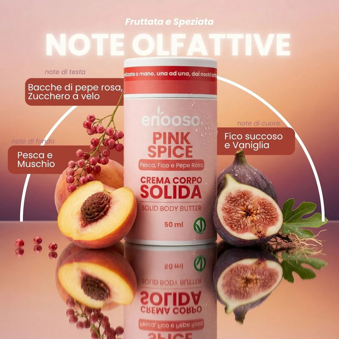 CREMA CORPO PROFUMATA SOLIDA -Pink Spice (Enooso)