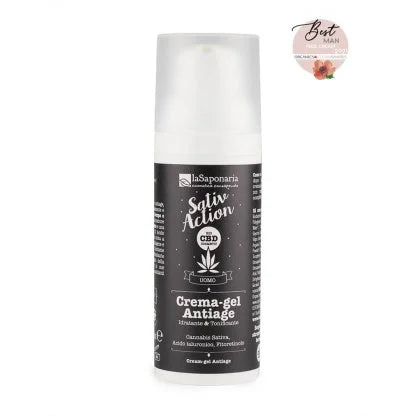 Crema Gel Viso Uomo Antiage 50ml (La Saponaria)