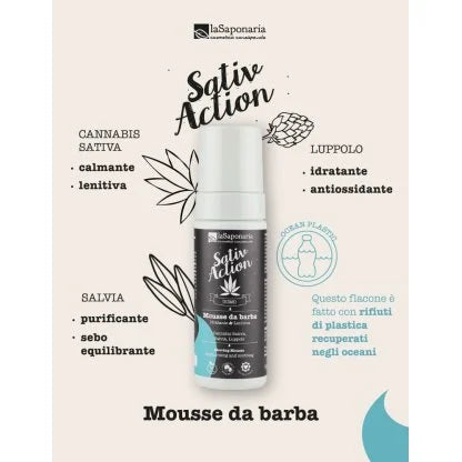 Mousse da barba 150ml (La Saponaria)