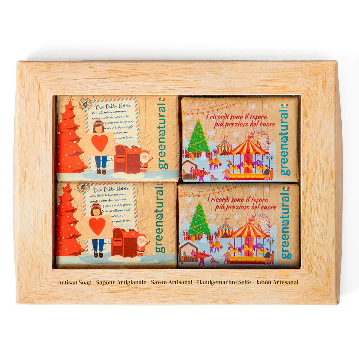 Cofanetto 4 Saponi Profumati con Cornice Portafoto