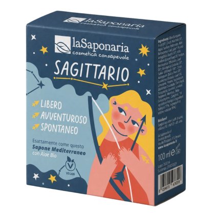 SAPONE SAGITTARIO - Aloe e Menta piperita 100gr