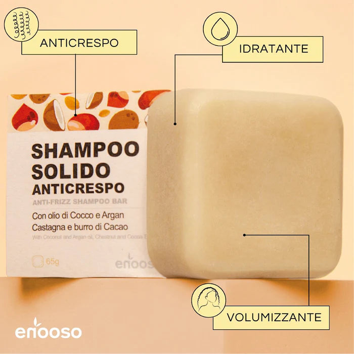 Shampoo Solido ANTICRESPO Enooso