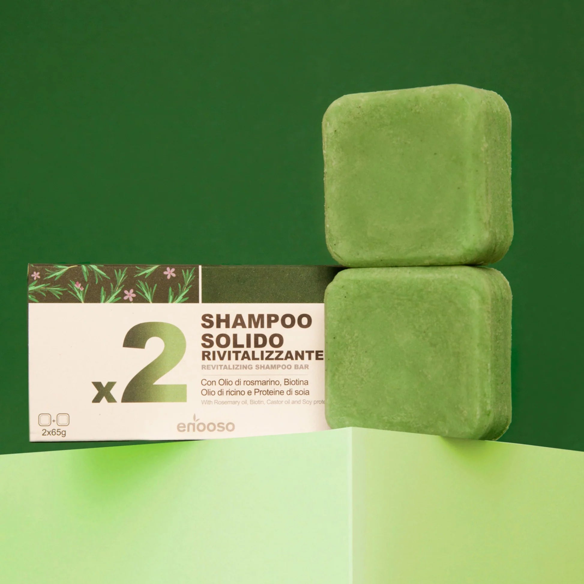 Shampoo Solido Rivitalizzante x 2 (Enooso)
