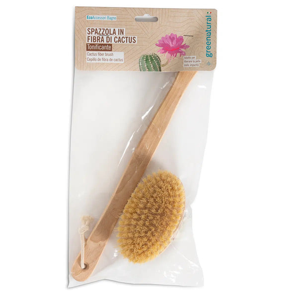 Spazzola massaggio di Fibra di Cactus