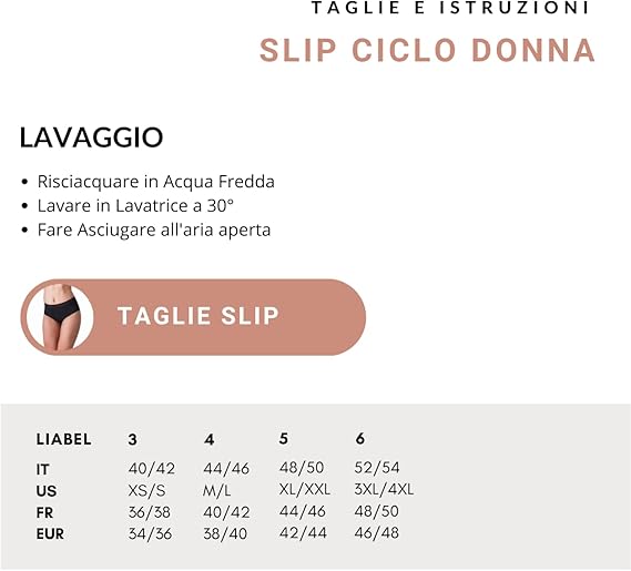 Slip mestruali Liabel Donna